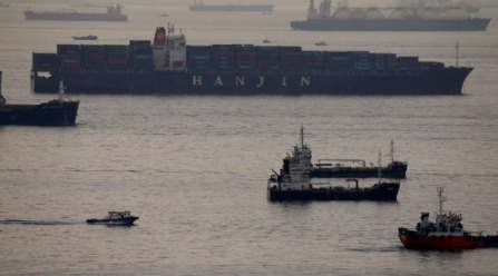 韩进海运获得7300万美元贷款以卸载滞留货物