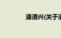 潘清兴(关于潘清兴的简介)