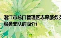 潜江市总口管理区志愿服务支队(关于潜江市总口管理区志愿服务支队的简介)
