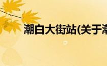 潮白大街站(关于潮白大街站的简介)