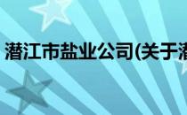 潜江市盐业公司(关于潜江市盐业公司的简介)