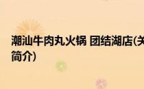 潮汕牛肉丸火锅 团结湖店(关于潮汕牛肉丸火锅 团结湖店的简介)