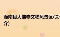 潼南县大佛寺文物风景区(关于潼南县大佛寺文物风景区的简介)