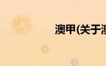 澳甲(关于澳甲的简介)