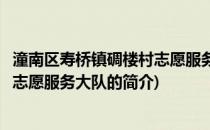 潼南区寿桥镇碉楼村志愿服务大队(关于潼南区寿桥镇碉楼村志愿服务大队的简介)
