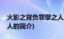 火影之背负罪孽之人(关于火影之背负罪孽之人的简介)