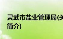灵武市盐业管理局(关于灵武市盐业管理局的简介)