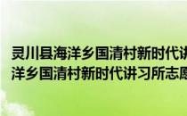 灵川县海洋乡国清村新时代讲习所志愿服务队(关于灵川县海洋乡国清村新时代讲习所志愿服务队的简介)