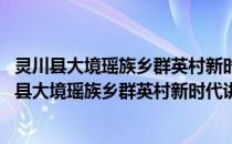灵川县大境瑶族乡群英村新时代讲习所志愿服务队(关于灵川县大境瑶族乡群英村新时代讲习所志愿服务队的简介)