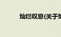 灿烂叹息(关于灿烂叹息的简介)