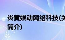 炎黄娱动网络科技(关于炎黄娱动网络科技的简介)