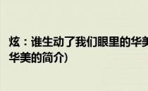 炫：谁生动了我们眼里的华美(关于炫：谁生动了我们眼里的华美的简介)