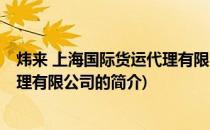 炜来 上海国际货运代理有限公司(关于炜来 上海国际货运代理有限公司的简介)
