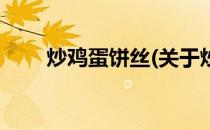 炒鸡蛋饼丝(关于炒鸡蛋饼丝的简介)