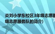 炎刘小学东校区3年级志愿服务队(关于炎刘小学东校区3年级志愿服务队的简介)