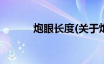 炮眼长度(关于炮眼长度的简介)