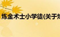 炼金术士小学徒(关于炼金术士小学徒的简介)