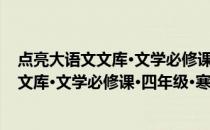 点亮大语文文库·文学必修课·四年级·寒假(关于点亮大语文文库·文学必修课·四年级·寒假的简介)