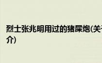 烈士张兆明用过的猪屎炮(关于烈士张兆明用过的猪屎炮的简介)