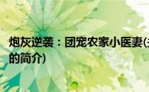 炮灰逆袭：团宠农家小医妻(关于炮灰逆袭：团宠农家小医妻的简介)
