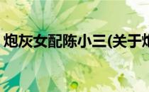 炮灰女配陈小三(关于炮灰女配陈小三的简介)