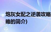 炮灰女配之逆袭攻略(关于炮灰女配之逆袭攻略的简介)
