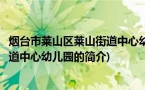 烟台市莱山区莱山街道中心幼儿园(关于烟台市莱山区莱山街道中心幼儿园的简介)