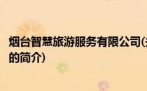 烟台智慧旅游服务有限公司(关于烟台智慧旅游服务有限公司的简介)