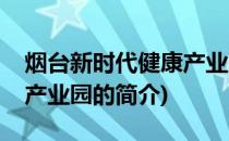 烟台新时代健康产业园(关于烟台新时代健康产业园的简介)
