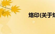 烙印(关于烙印的简介)