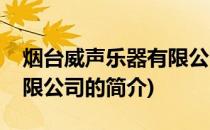 烟台威声乐器有限公司(关于烟台威声乐器有限公司的简介)