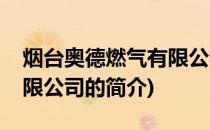 烟台奥德燃气有限公司(关于烟台奥德燃气有限公司的简介)