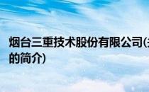 烟台三重技术股份有限公司(关于烟台三重技术股份有限公司的简介)