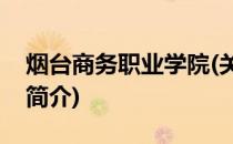 烟台商务职业学院(关于烟台商务职业学院的简介)