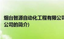 烟台智源自动化工程有限公司(关于烟台智源自动化工程有限公司的简介)