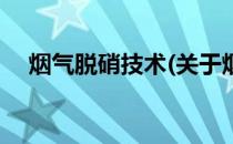 烟气脱硝技术(关于烟气脱硝技术的简介)