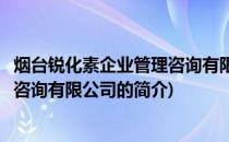 烟台锐化素企业管理咨询有限公司(关于烟台锐化素企业管理咨询有限公司的简介)