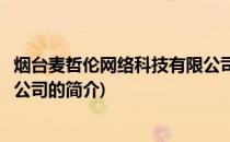 烟台麦哲伦网络科技有限公司(关于烟台麦哲伦网络科技有限公司的简介)