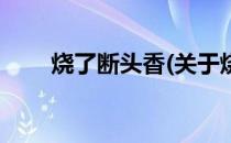 烧了断头香(关于烧了断头香的简介)