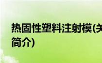 热固性塑料注射模(关于热固性塑料注射模的简介)