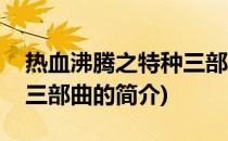 热血沸腾之特种三部曲(关于热血沸腾之特种三部曲的简介)