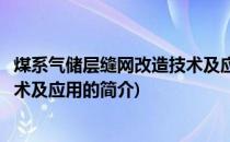 煤系气储层缝网改造技术及应用(关于煤系气储层缝网改造技术及应用的简介)