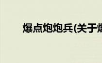 爆点炮炮兵(关于爆点炮炮兵的简介)