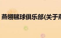 燕翎毽球俱乐部(关于燕翎毽球俱乐部的简介)