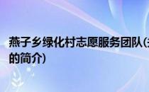 燕子乡绿化村志愿服务团队(关于燕子乡绿化村志愿服务团队的简介)