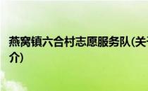 燕窝镇六合村志愿服务队(关于燕窝镇六合村志愿服务队的简介)