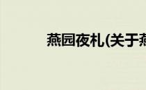 燕园夜札(关于燕园夜札的简介)
