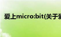 爱上micro:bit(关于爱上micro:bit的简介)
