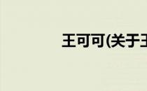 王可可(关于王可可的简介)