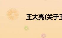 王大亮(关于王大亮的简介)